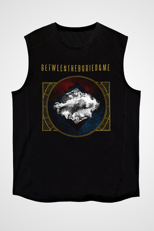 Between The Buried And Me Baskılı Unisex Siyah Kolsuz Tişört - Tshirt