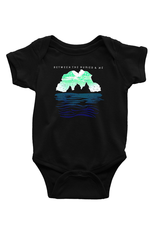 Between The Buried And Me Baskılı Unisex Siyah Bebek Body - Zıbın