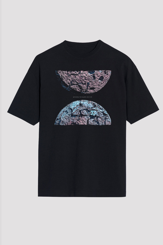 Between The Buried And Me Baskılı Unisex Siyah Oversize Tişört - Tshirt