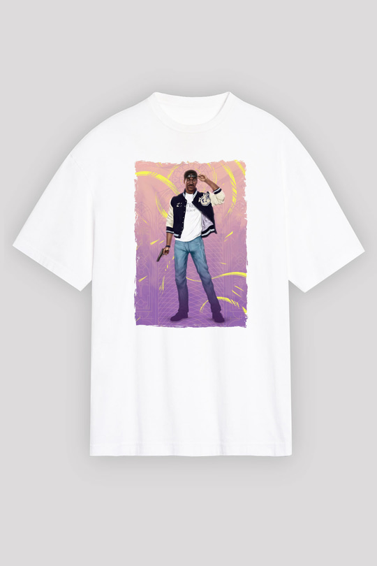 Beverly Hills Cop Beyaz Unisex Tişört
