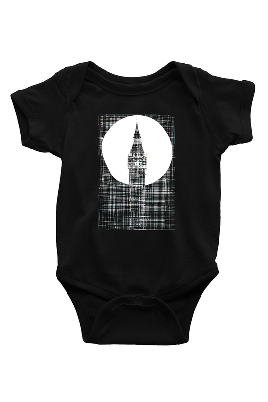 Big Ben Siyah Bebek Body - Zıbın
