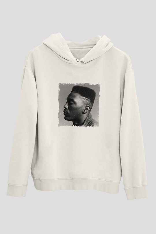 Big Daddy Kane Baskılı Unisex Beyaz Hoodie