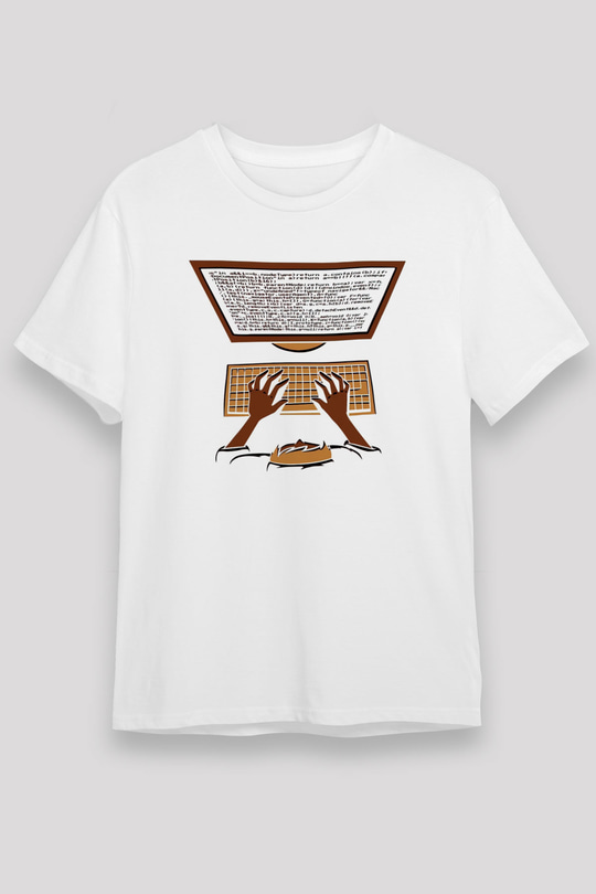 Bilgisayar programcısı Siyah Unisex Tişört T-Shirt - TişörtFabrikası