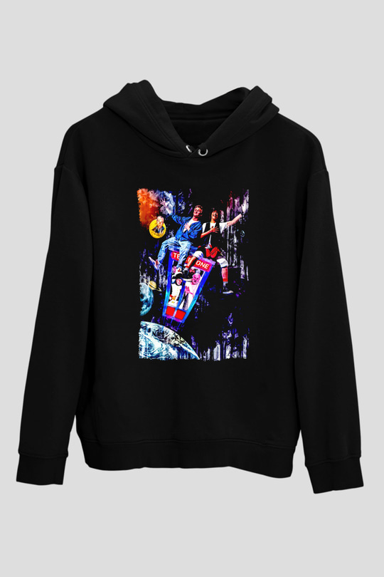 Bill and Ted's Excellent Adventure Siyah Unisex Hoodie