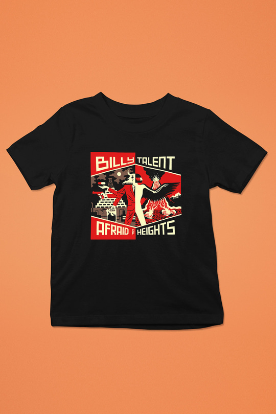 Billy Talent Baskılı Siyah Unisex Çocuk Tişört