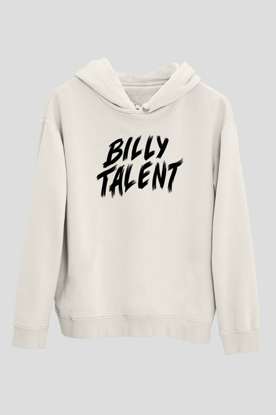 Billy Talent Beyaz Unisex Kapüşonlu Sweatshirt