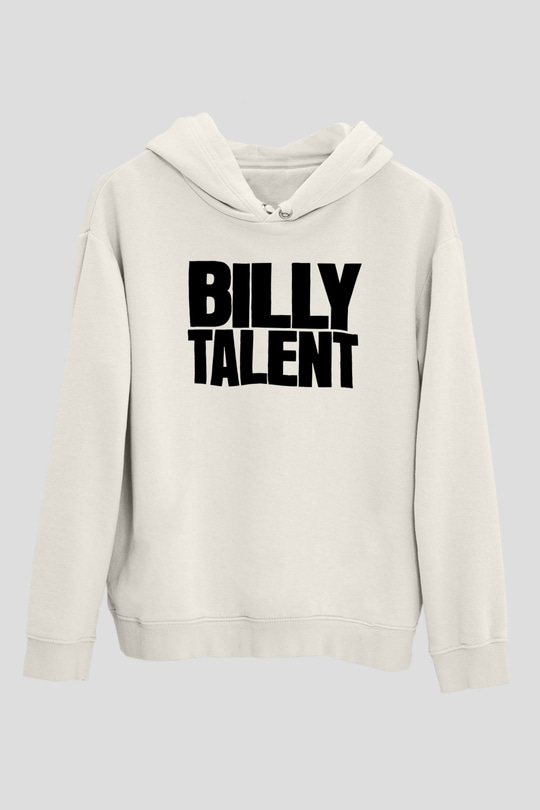 Billy Talent Beyaz Unisex Kapüşonlu Sweatshirt