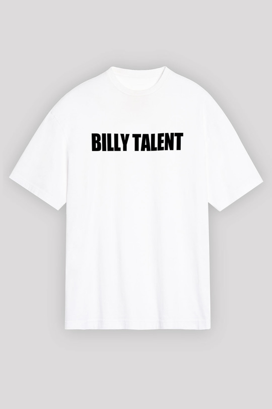 Billy Talent Beyaz Unisex Oversize Tişört T-Shirt