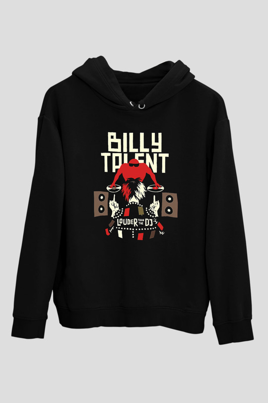 Billy Talent Siyah Unisex Kapüşonlu Sweatshirt