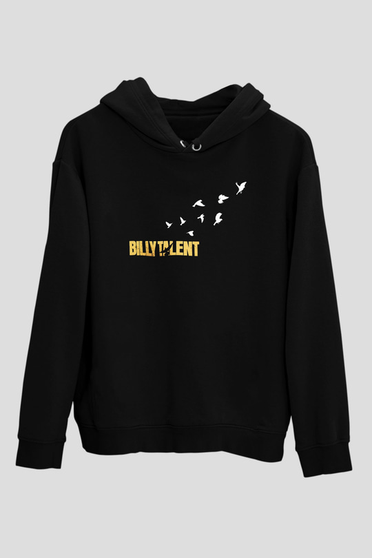 Billy Talent Siyah Unisex Kapüşonlu Sweatshirt