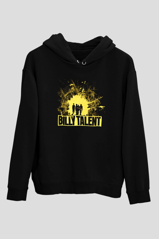 Billy Talent Siyah Unisex Kapüşonlu Sweatshirt
