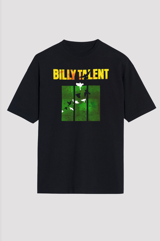 Billy Talent Siyah Unisex Oversize Tişört T-Shirt