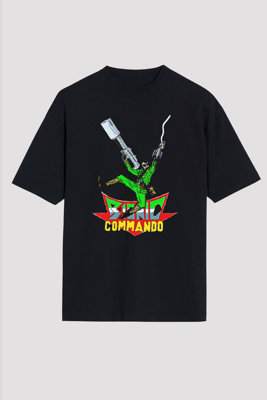 Bionic Commando Siyah Unisex Tişört
