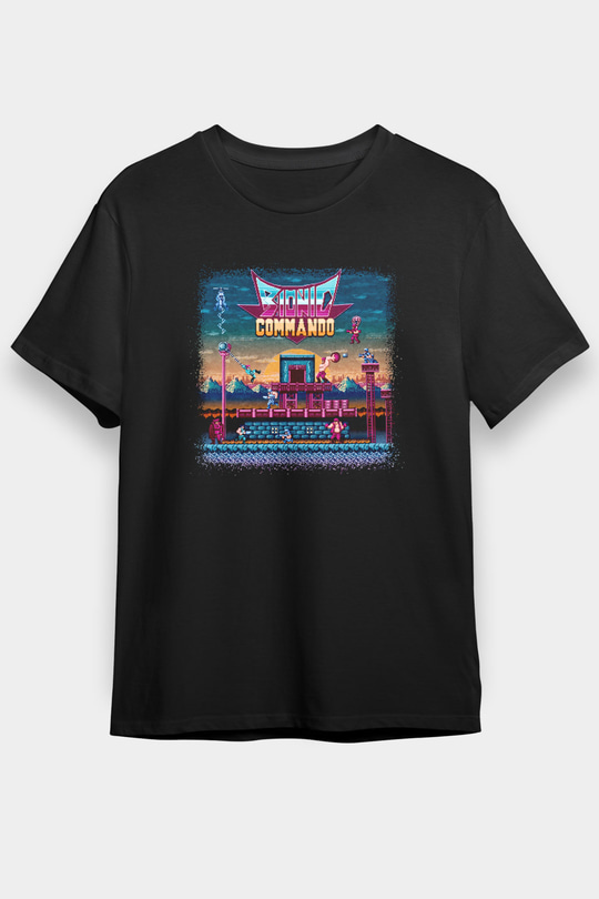 Bionic Commando Siyah Unisex Tişört