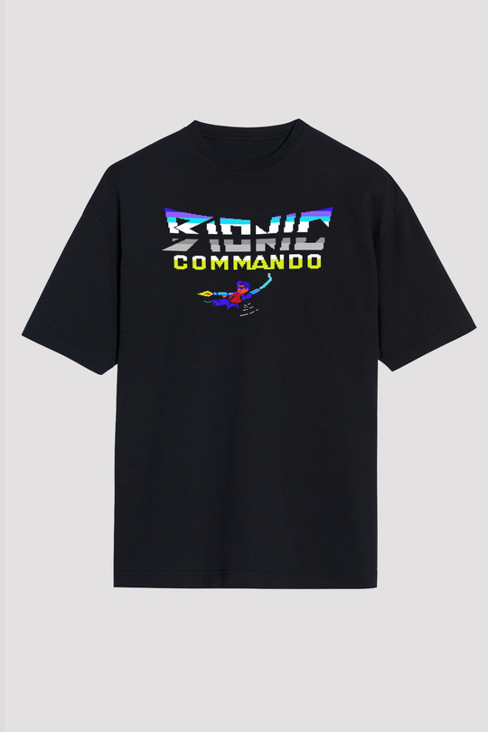 Bionic Commando Siyah Unisex Tişört