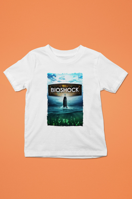BioShock Beyaz Unisex Çocuk Tişört