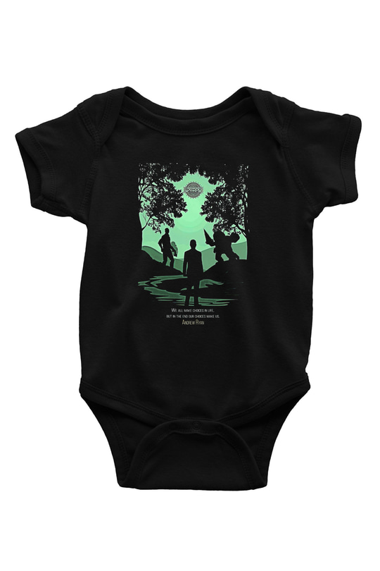 Bioshock James Baskılı Unisex Siyah Bebek Body - Zıbın