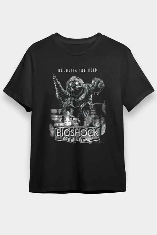 BioShock Siyah Unisex Tişört T-Shirt