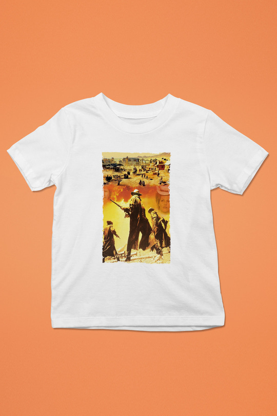 Bir Zamanlar Batıda (Once Upon a Time in the West) Baskılı Beyaz Çocuk Tişört