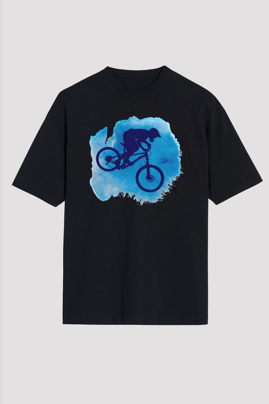 Bisiklet Siyah Unisex Tişört T-Shirt - TişörtFabrikası