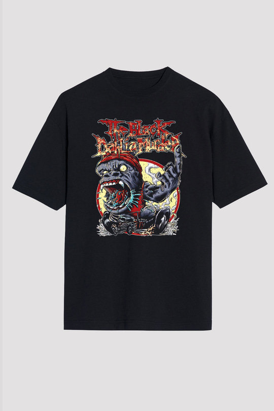 Black Dahlia Murder Siyah Unisex Oversize Tişört T-Shirt