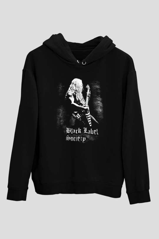 Black Label Society Siyah Unisex Kapüşonlu Sweatshirt