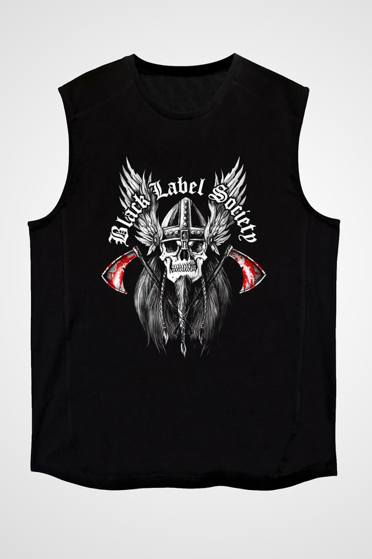 Black Label Society Siyah Unisex Kolsuz Tişört
