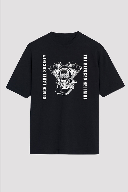 Black Label Society Siyah Unisex Oversize Tişört T-Shirt