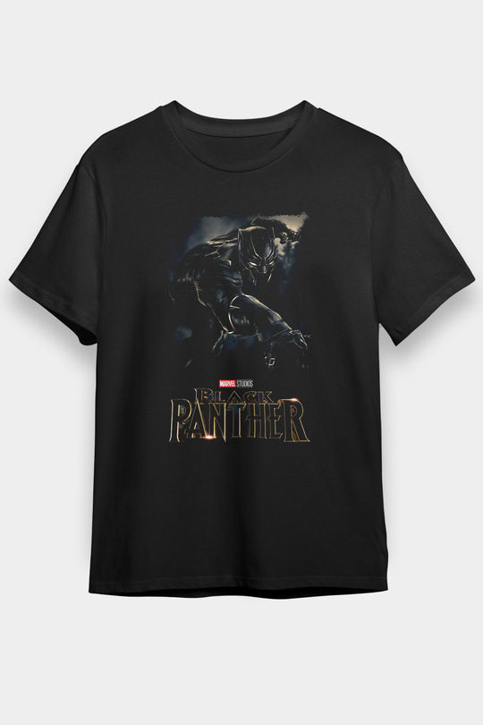 Black Panther Siyah Unisex Tişört T-Shirt