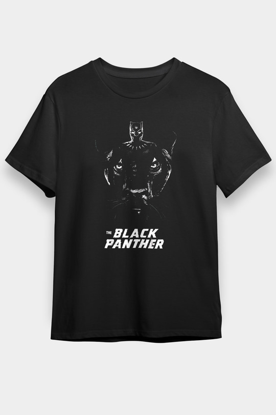 Black Panther Siyah Unisex Tişört T-Shirt
