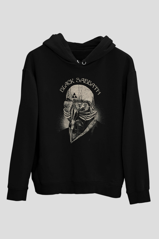 Black Sabbath Siyah Unisex Kapüşonlu Sweatshirt