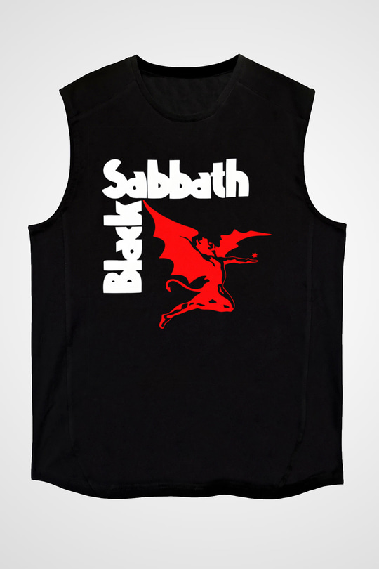 Black Sabbath Siyah Unisex Kolsuz Tişört