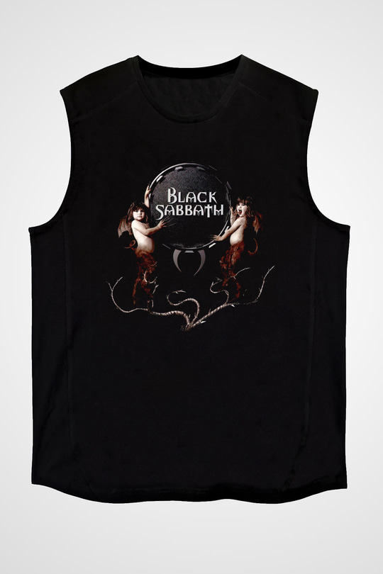 Black Sabbath Siyah Unisex Kolsuz Tişört