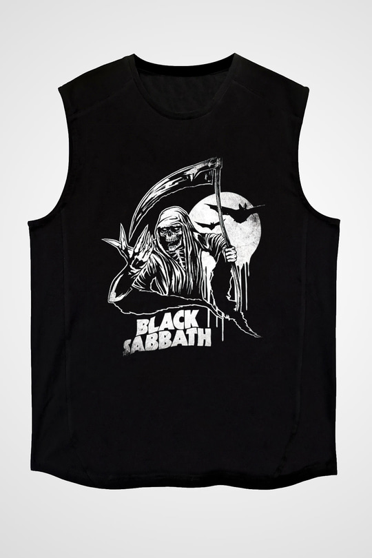 Black Sabbath Siyah Unisex Kolsuz Tişört