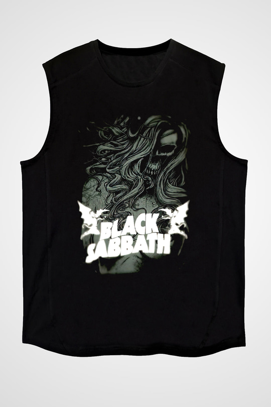 Black Sabbath Siyah Unisex Kolsuz Tişört