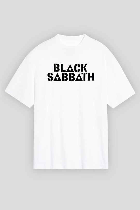 Black Sabbath Siyah Unisex Oversize Tişört T-Shirt