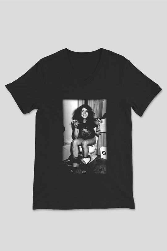 Black Sabbath Siyah Unisex V Yaka Tişört T-Shirt