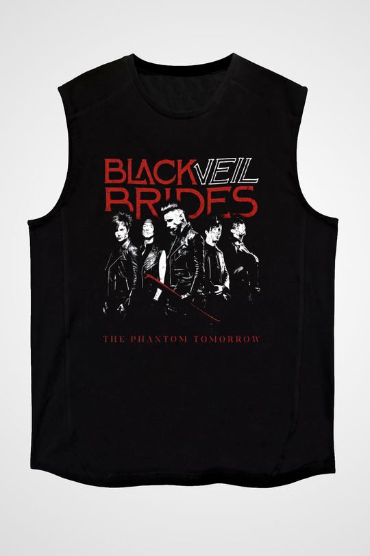 Black Veil Brides Siyah Unisex Kolsuz Tişört
