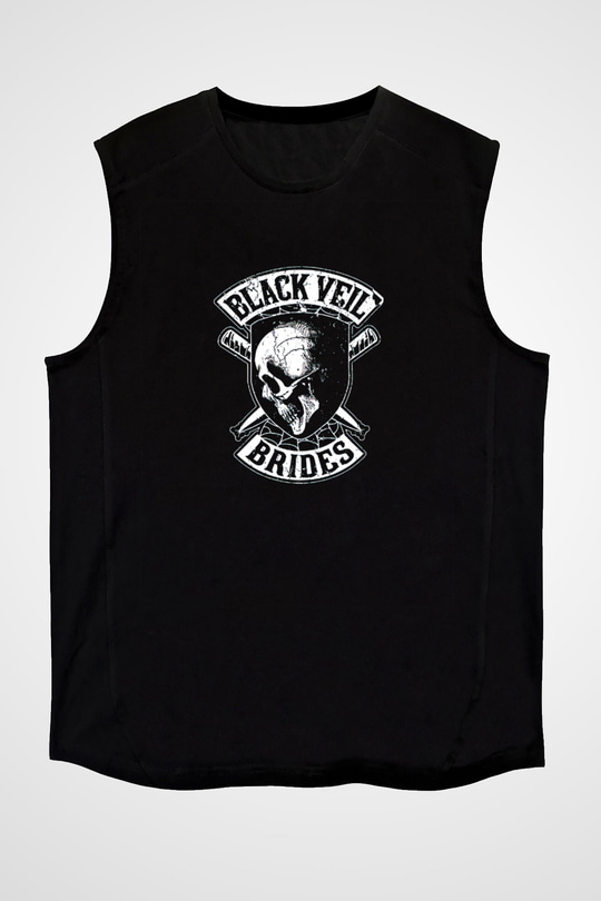 Black Veil Brides Siyah Unisex Kolsuz Tişört