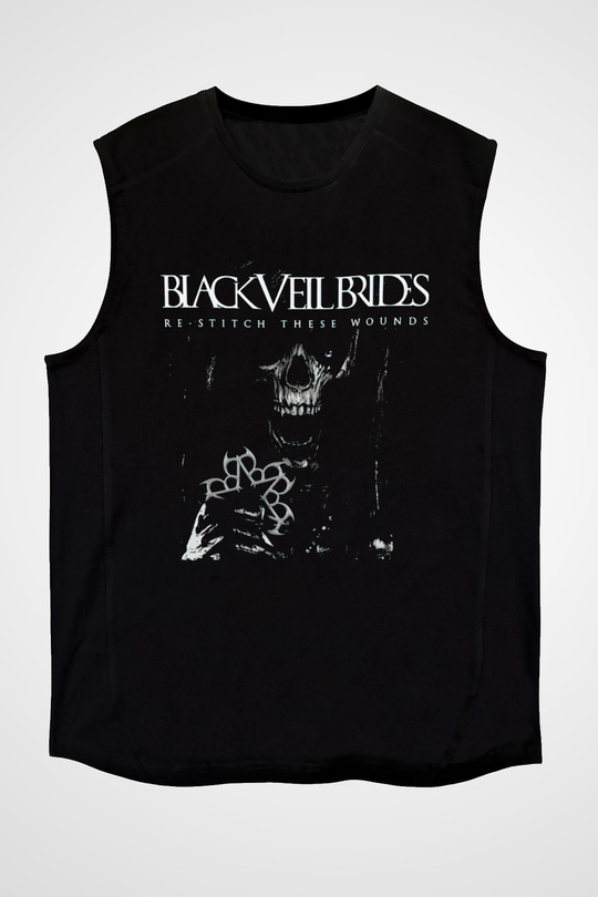 Black Veil Brides Siyah Unisex Kolsuz Tişört