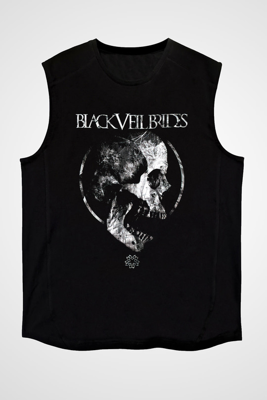 Black Veil Brides Siyah Unisex Kolsuz Tişört