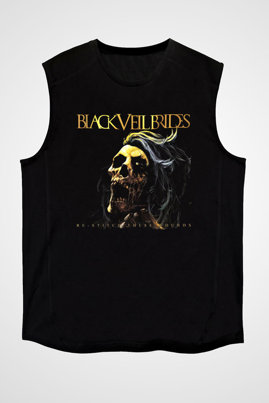Black Veil Brides Siyah Unisex Kolsuz Tişört