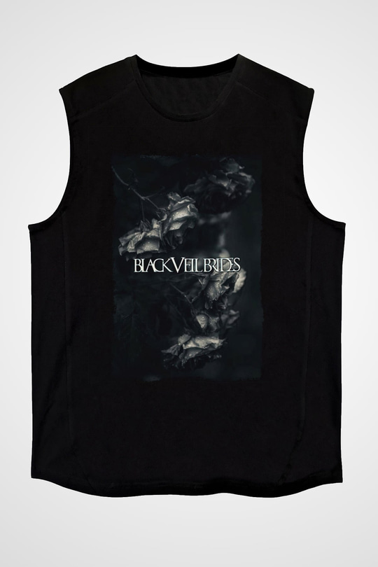 Black Veil Brides Siyah Unisex Kolsuz Tişört