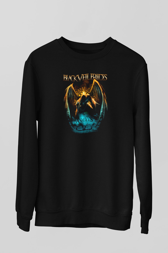 Black Veil Brides Siyah Unisex Sweatshirt