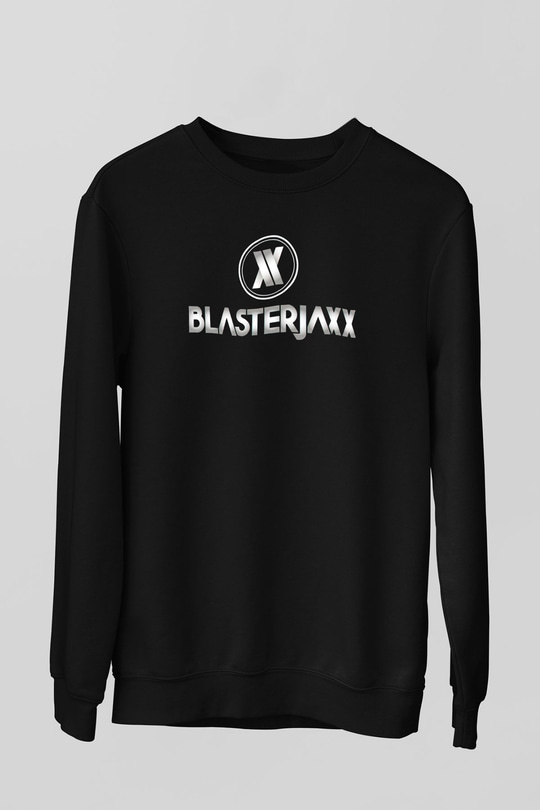 Blasterjaxx Siyah Unisex Sweatshirt