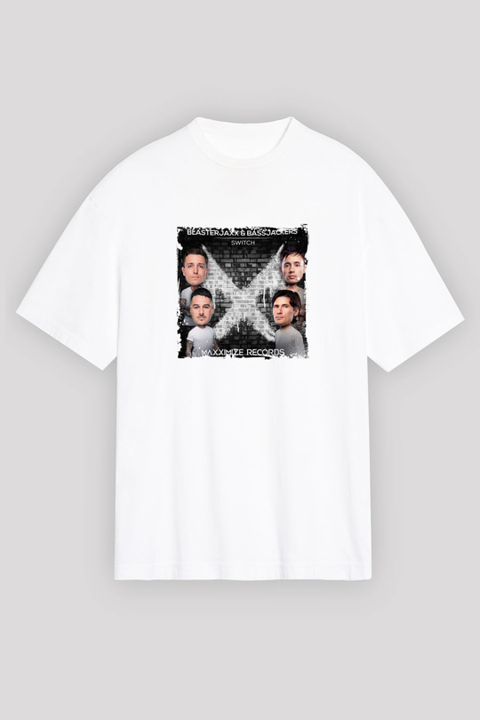 BlasterjaxxBaskılı Beyaz Tişört