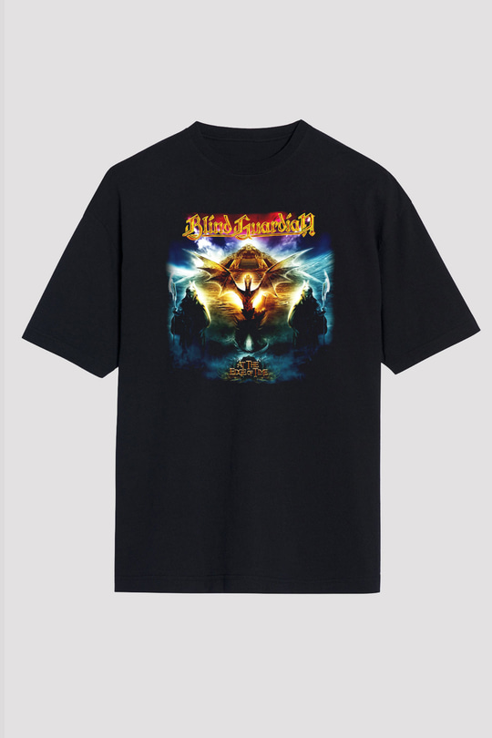 Blind Guardian Siyah Unisex Oversize Tişört T-Shirt
