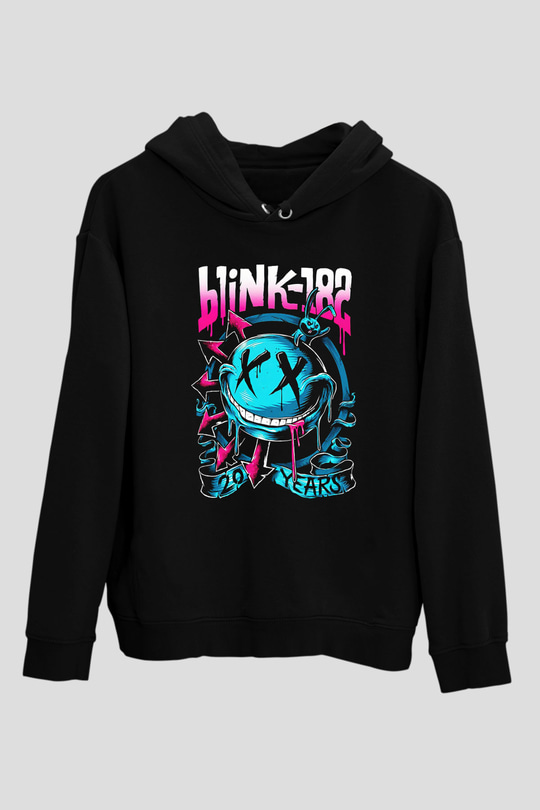 Blink 182 Siyah Unisex Hoodie