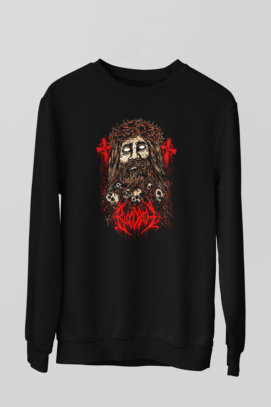Bloodbath Siyah Unisex Sweatshirt