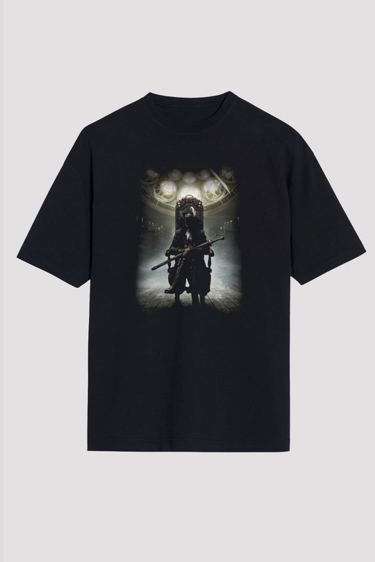 Bloodborne Siyah Unisex Oversize Tişört T-Shirt